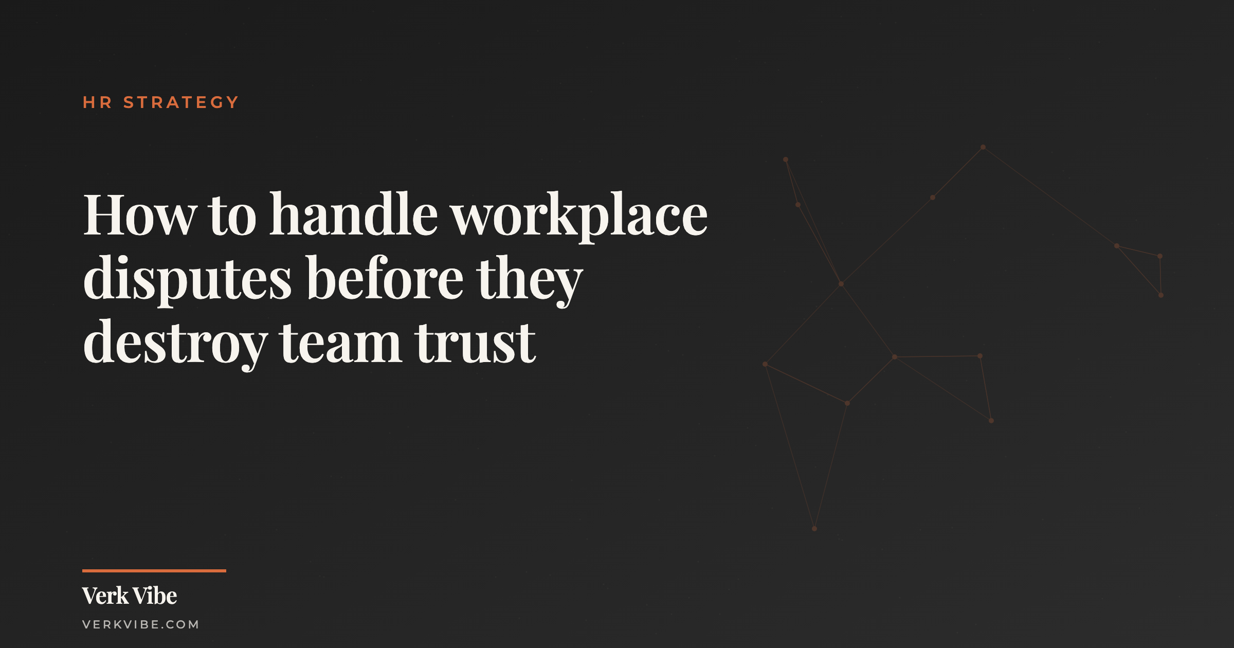 How to handle workplace disputes before they destroy team trust