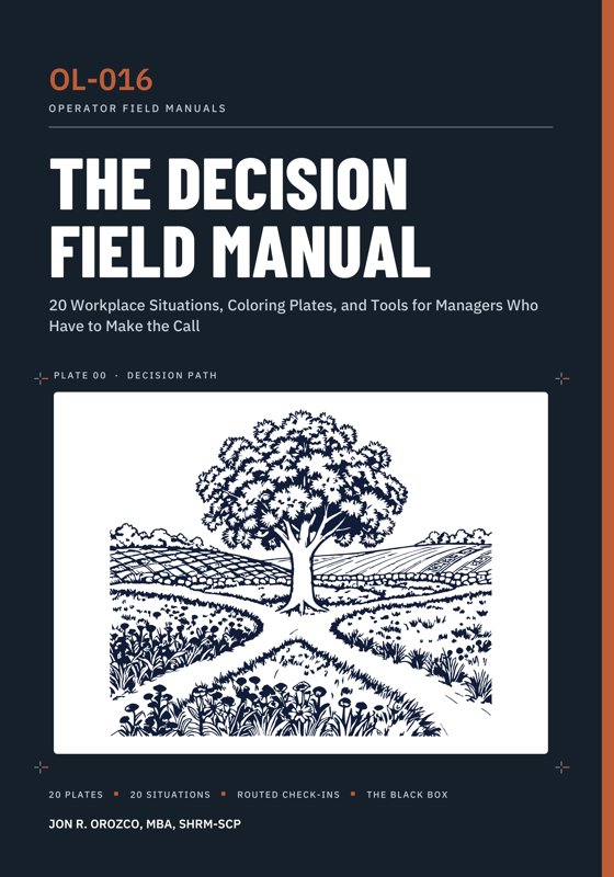The Decision Field Manual, draft cover