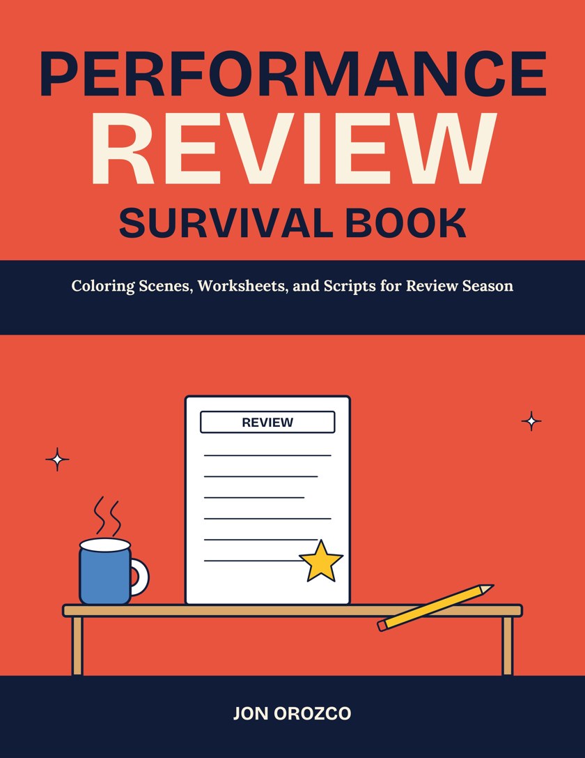 Performance Review Survival Book, manuscript cover