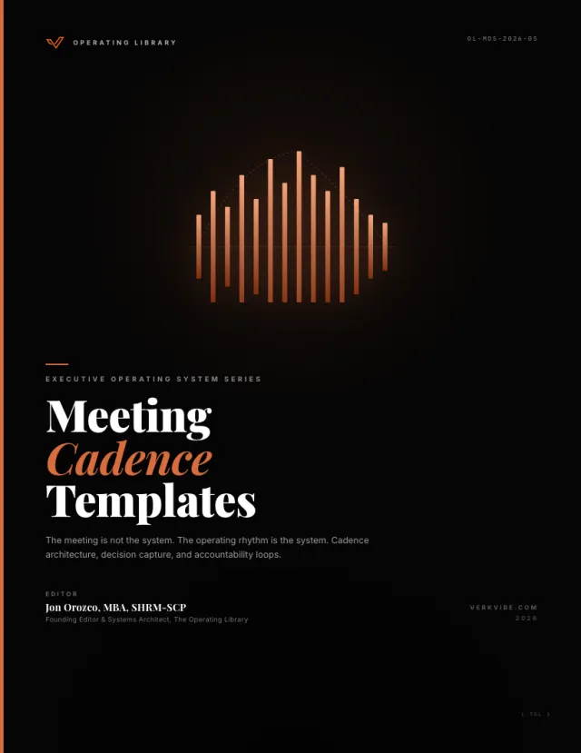 The Meeting Operating System cover