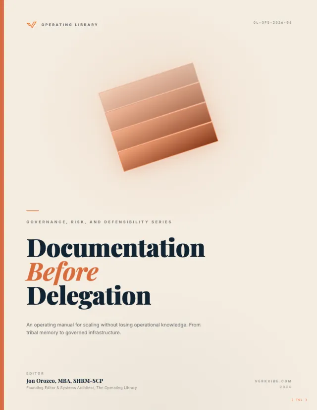 Documentation Before Delegation cover