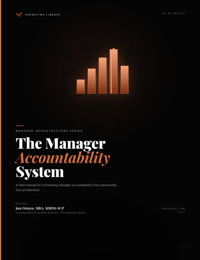 The Manager Accountability System cover