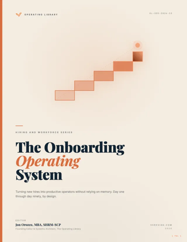 The Onboarding Operating System cover