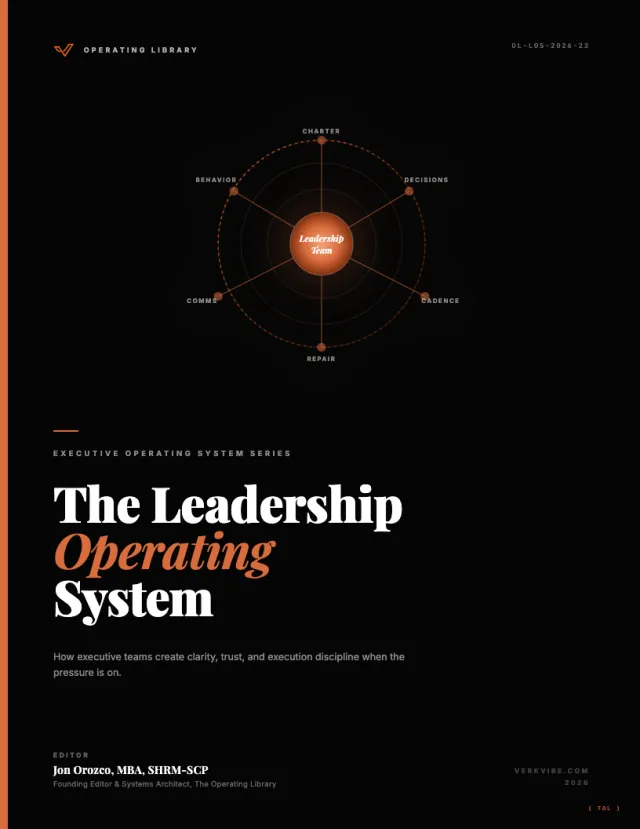The Leadership Operating System cover