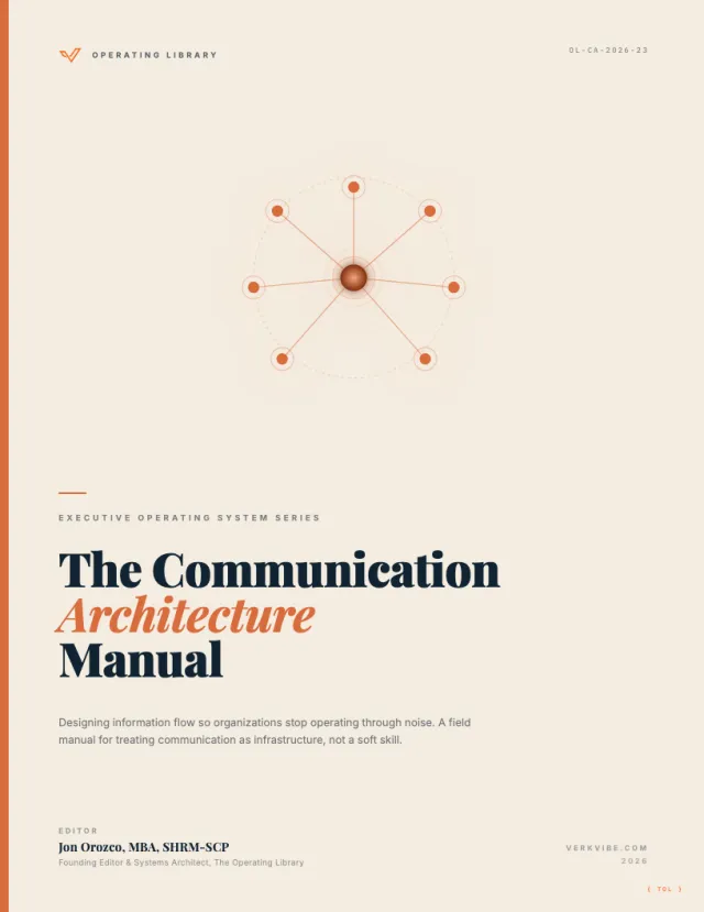 The Communication Architecture cover