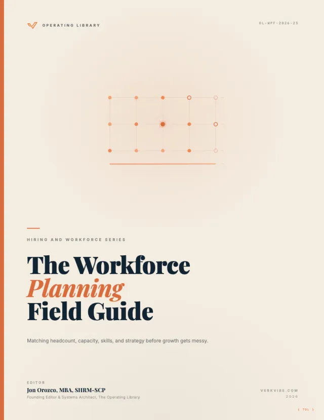 The Workforce Planning Field Guide cover