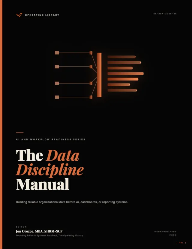 The Data Discipline Manual cover
