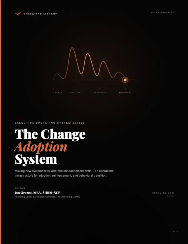 The Change Adoption System cover