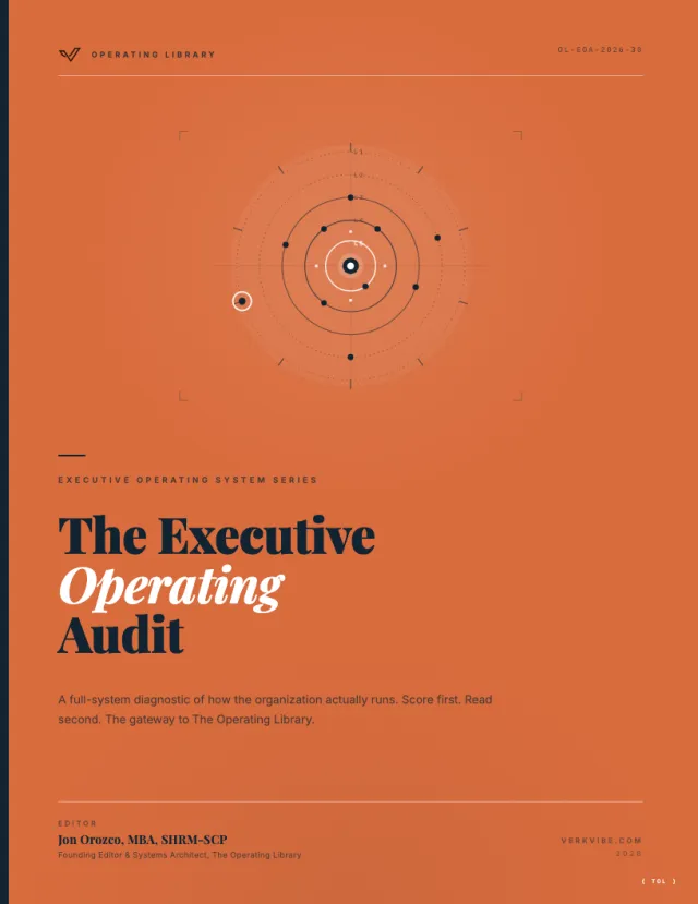 The Executive Operating Audit cover