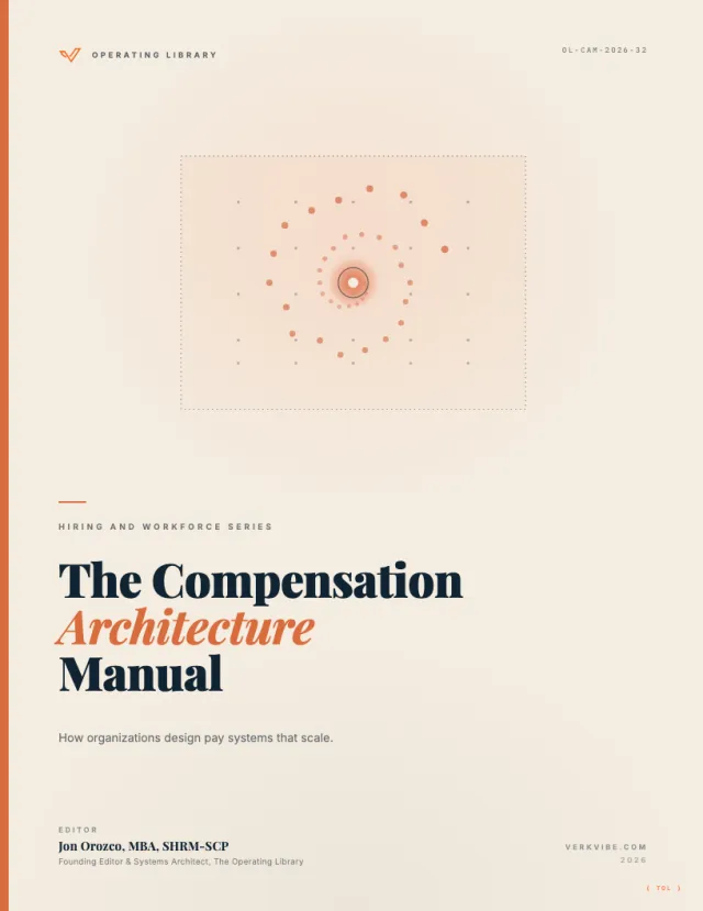 The Compensation Architecture Manual cover
