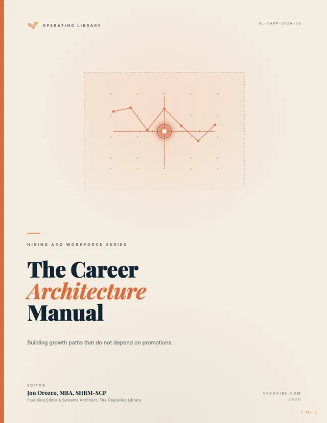 The Career Architecture Manual cover