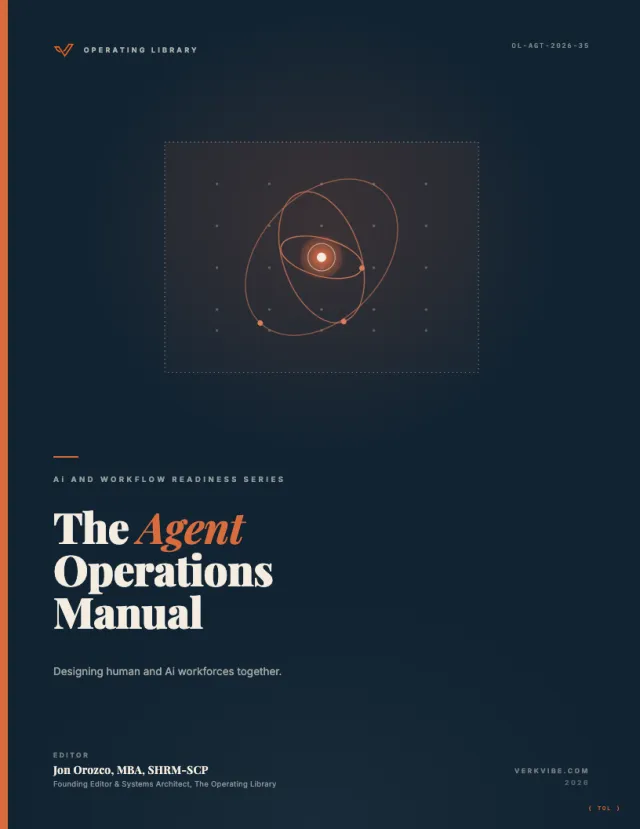 The Agent Operations Manual cover