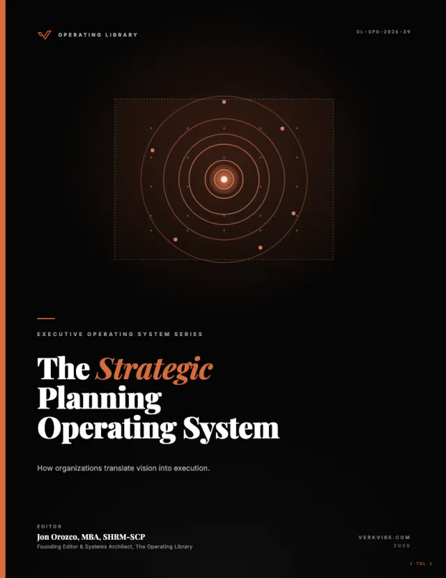 The Strategic Planning Operating System cover