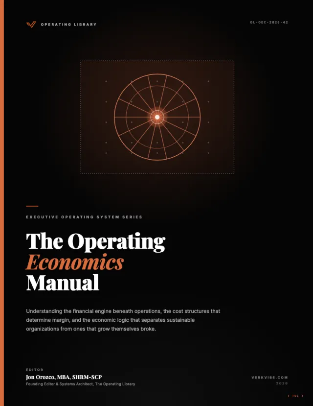 The Operating Economics Manual cover