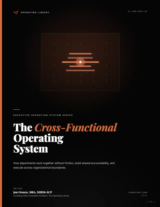 The Cross-Functional Operating System cover