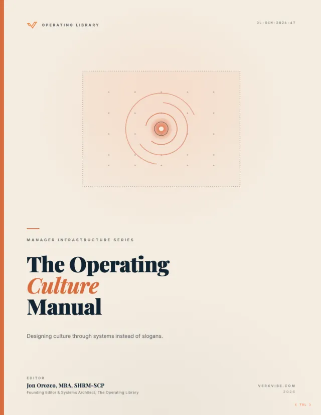 The Operating Culture Manual cover