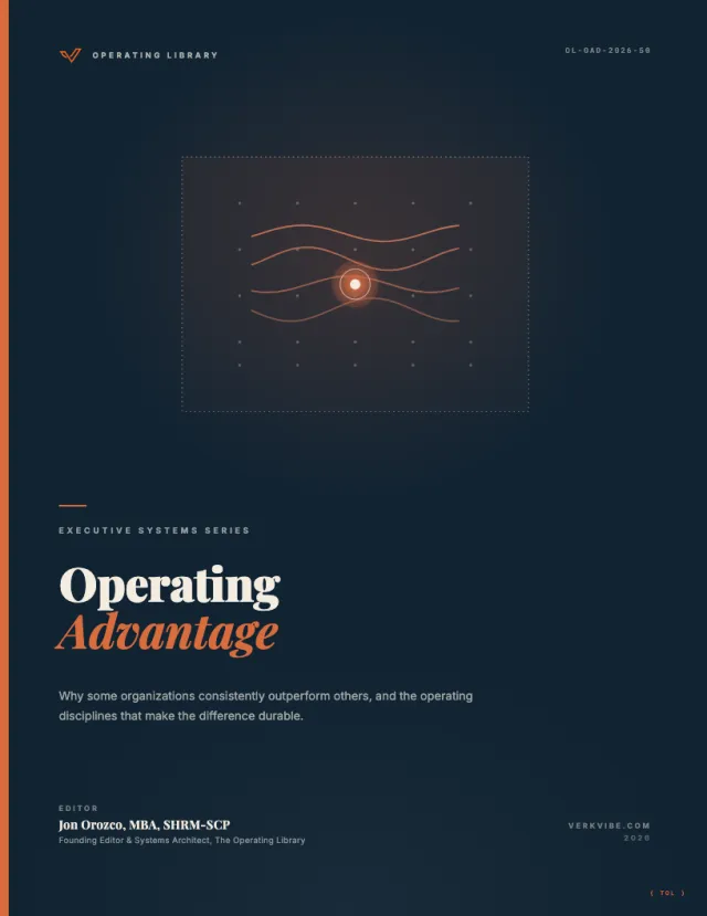 The Operating Advantage cover