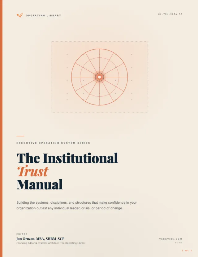 The Institutional Trust Manual cover