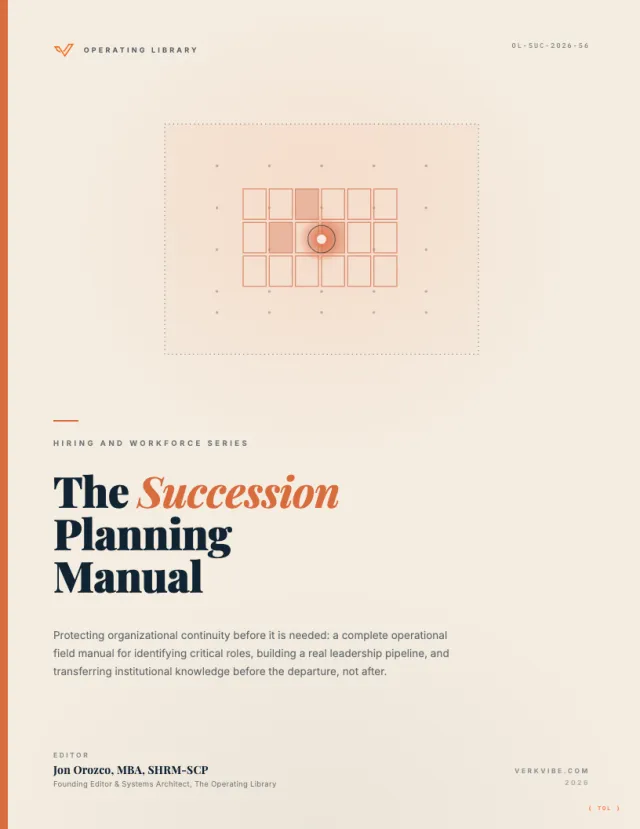 The Succession Planning Manual cover