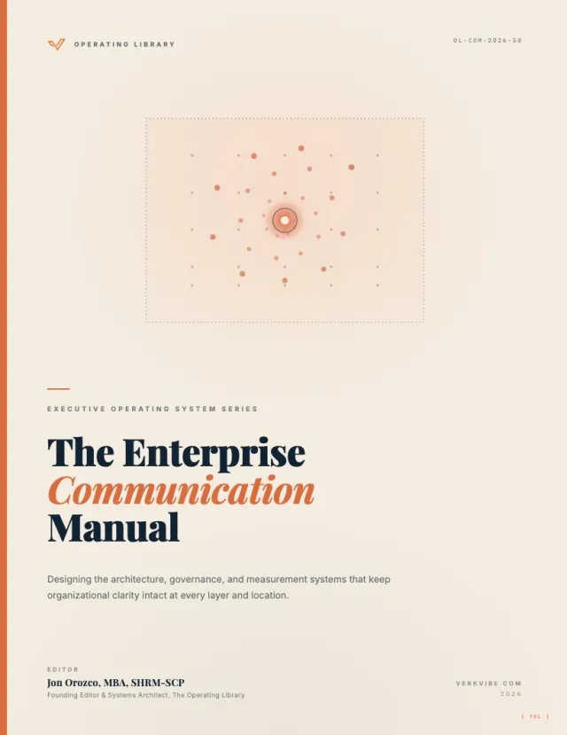 The Enterprise Communication Manual cover