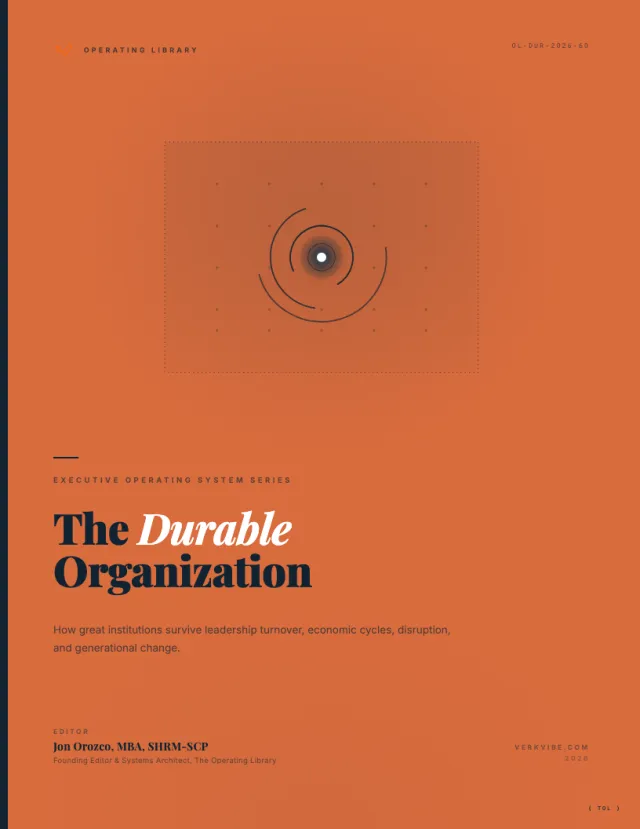 The Durable Organization cover