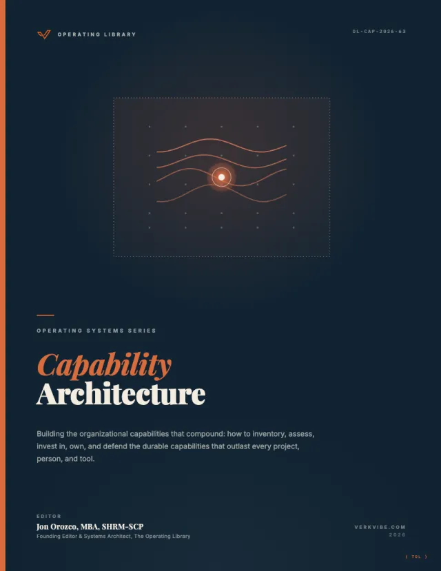 Capability Architecture: Building Organizational Capabilities That Compound cover