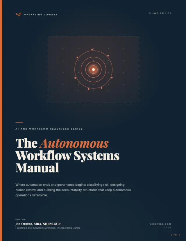 Autonomous Workflow Systems: Where Automation Ends and Governance Begins cover