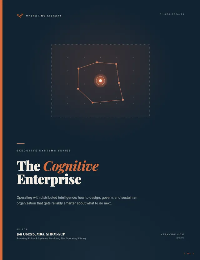 The Cognitive Enterprise: Operating With Distributed Intelligence cover