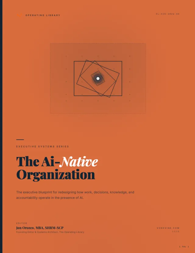 The Ai-Native Organization: The Executive Blueprint for the Next Generation Enterprise cover