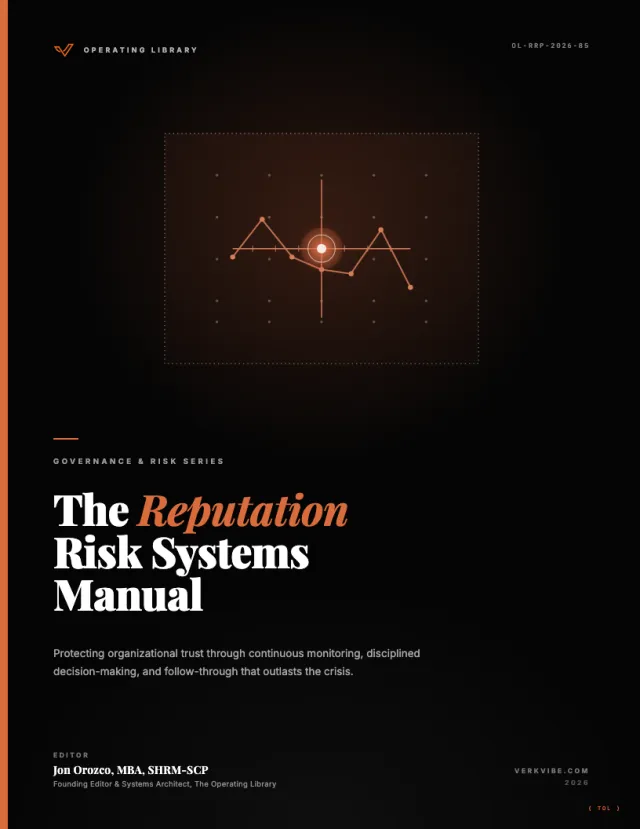Reputation Risk Systems: Protecting Organizational Trust cover