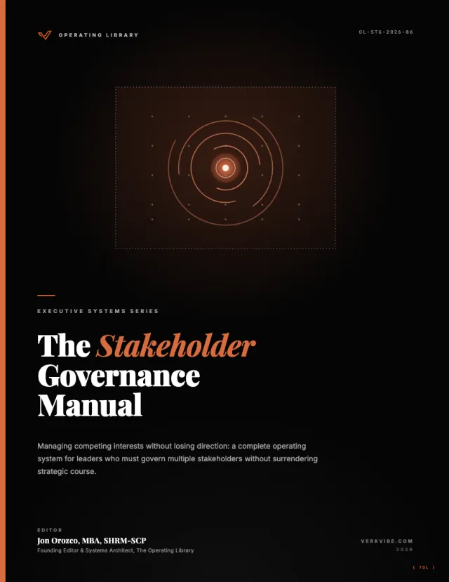 Stakeholder Governance: Managing Competing Interests Without Losing Direction cover