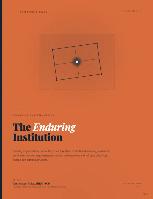 The Enduring Institution: Building Organizations That Outlive Their Founders cover