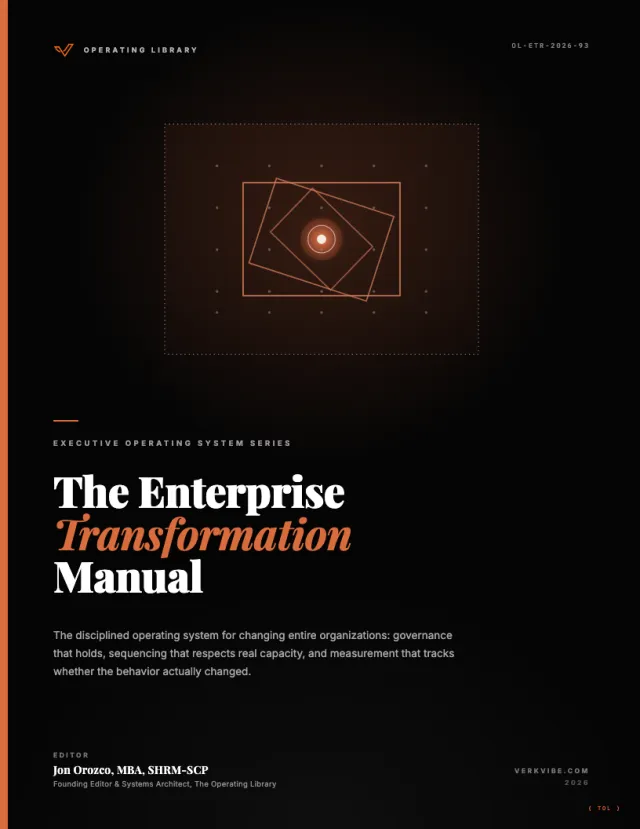 Enterprise Transformation: Changing Entire Organizations Successfully cover