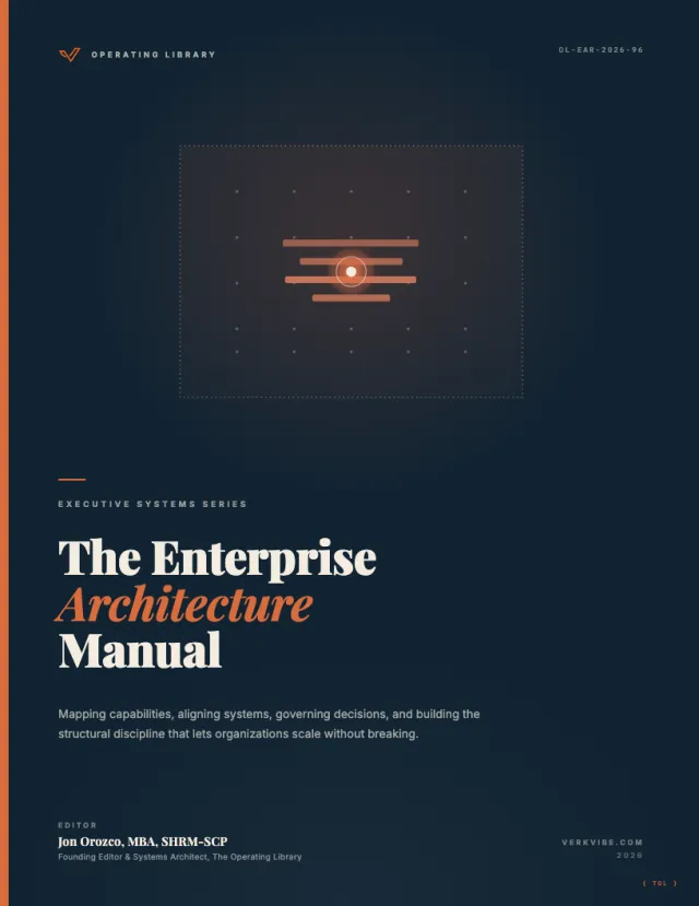 Enterprise Architecture: The Structure Behind Sustainable Scale cover