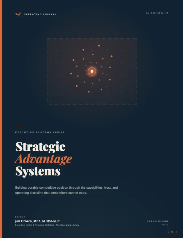 Strategic Advantage Systems: Building Durable Competitive Position cover